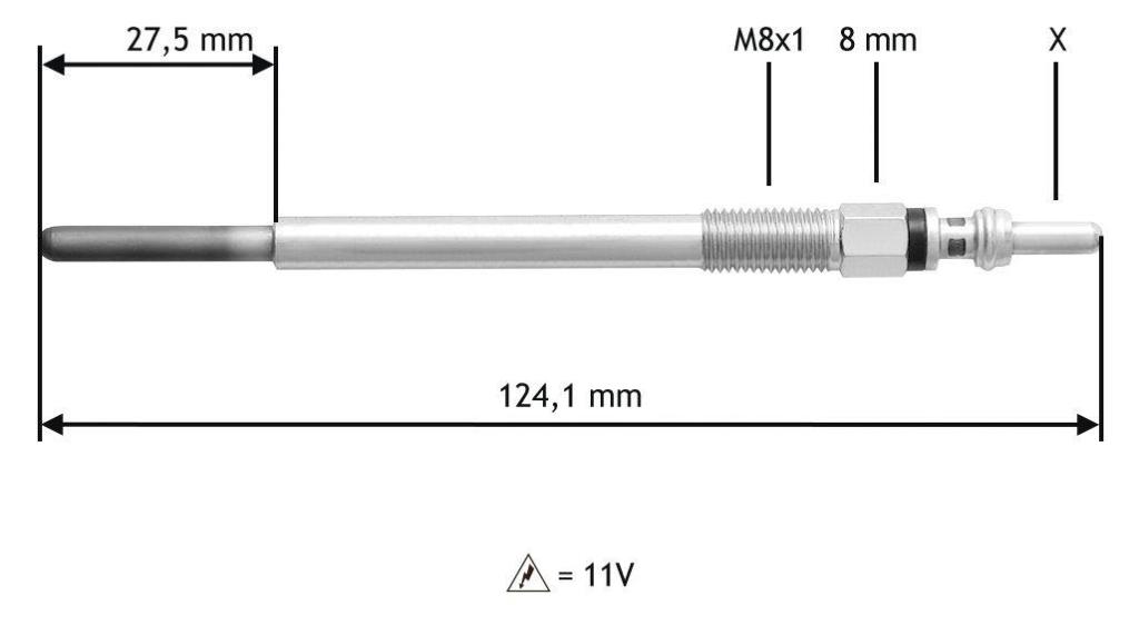 Bougie de préchauffage VALEO ref. 345138